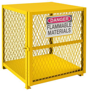 Durham EGCVC4-SC-50, Vertical Gas Cylinder Cabinet w/ Self-Closing Doors