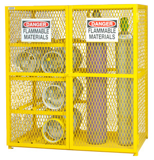 Durham EGCC8-9-50, 9 Vertical OR 8 Horizontal Cylinder Storage Cabinet