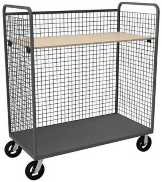 Durham W3ST3048681R95, Wire Cart with Shelves, 30" x 48" x 68.56" Durham W3ST3048681R95, Wire Cart with Shelves, 30" x 48" x 68.56"