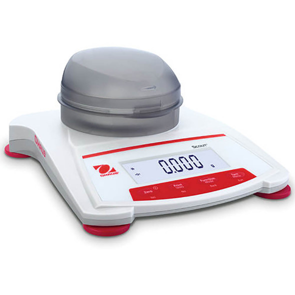 Ohaus Portable Educational Scale 30253029 SKX123 120 g x 0.001 g, Stainless Steel Pan