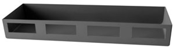 Durham DSH-124-95, Shelf for Louvered Panels, 11.5"x3.75"x1.5" (packs of 6)