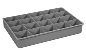 Durham 124-95-20-IND, 20 Compartment Insert for Large Boxes