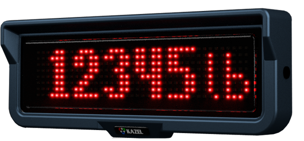 Kazel WA-1 MINI, 2.4" Alphanumeric LED Remote Display, Auto Learn Technology