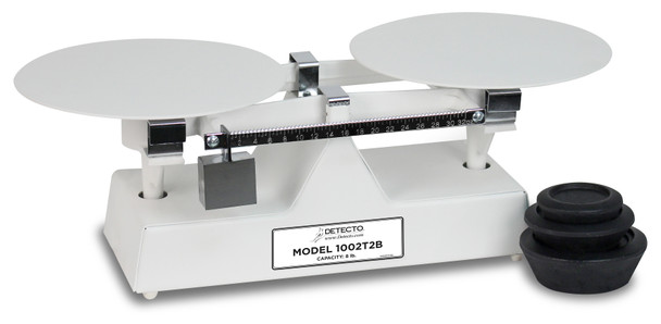 Detecto 1002T2B, Mechanical Dough Scale w/ Scoop, 8 lb capacity, 32 oz x 1/2 oz