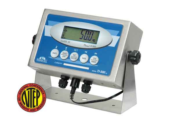 Transcell, TI-500 SL, Weighing Indicator with Stainless Steel Swivel Stand, NTEP