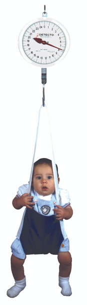 Cardinal Scales MCS-25KGNT Baby Scale, Dial, Hanging Sling Seat, 25 kg X 100 g,