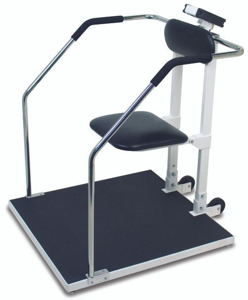 Cardinal Scales 6868-AC Bariatric Scale, Digital, 1000 lb x .2 lb / 450kg x .1 kg, 32" x 34" Platform, Seat, W/ AC Adaptor,