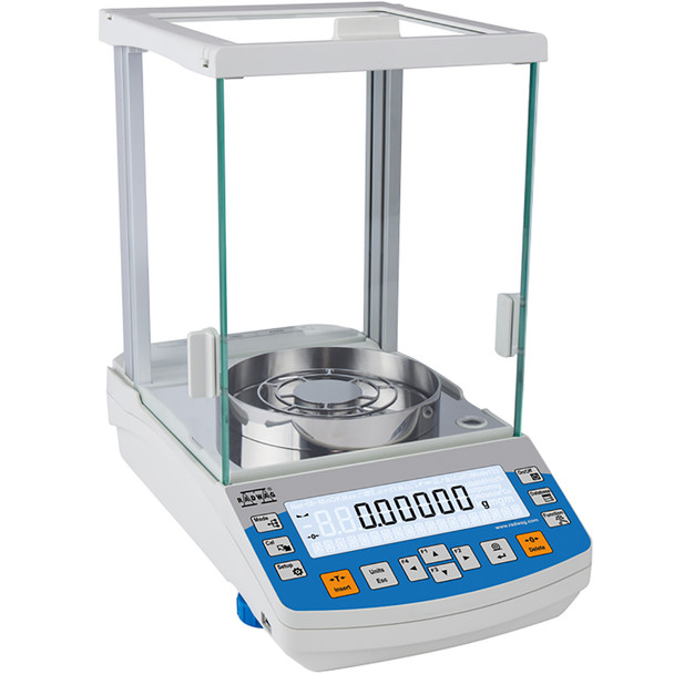 Radwag AS 60/220.R2 Plus Laboratory Analytical Balance 220 g x 0.1 mg / 60 g x 1 mg Touch Screen Display