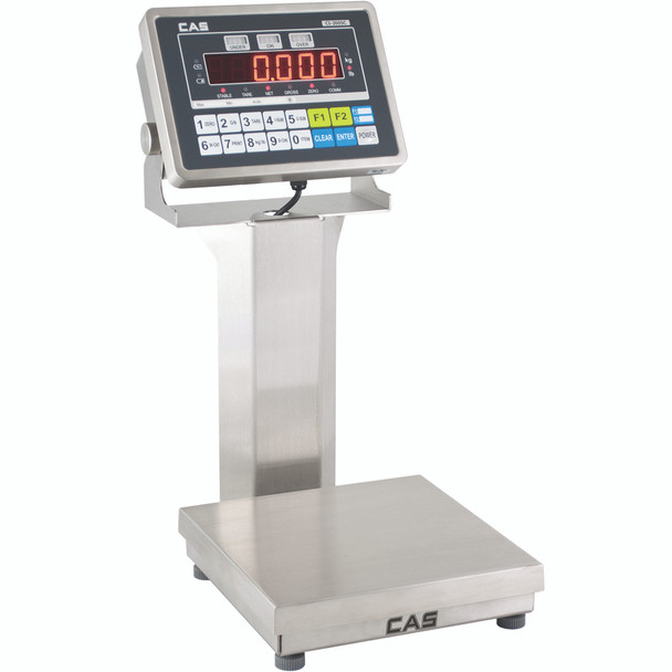 CAS GP-15050AS, Checkweigher Scale w/ IP65 LED Display, 50 lb x 0.01 lb, NTEP