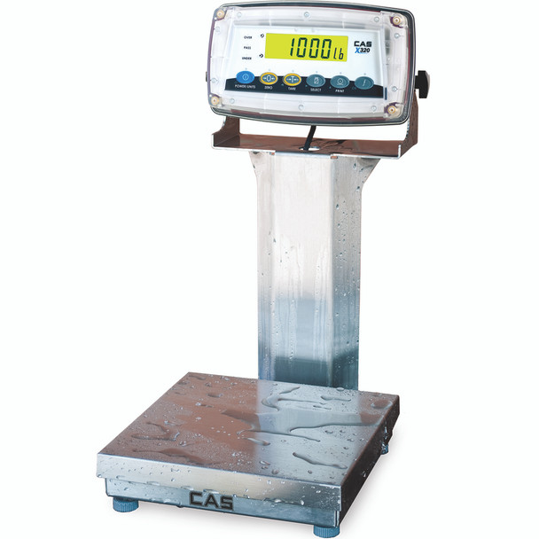 CAS EX-15100, Enduro Extreme Washdown Checkweighing Scale, 100lb x 0.02lb, NTEP