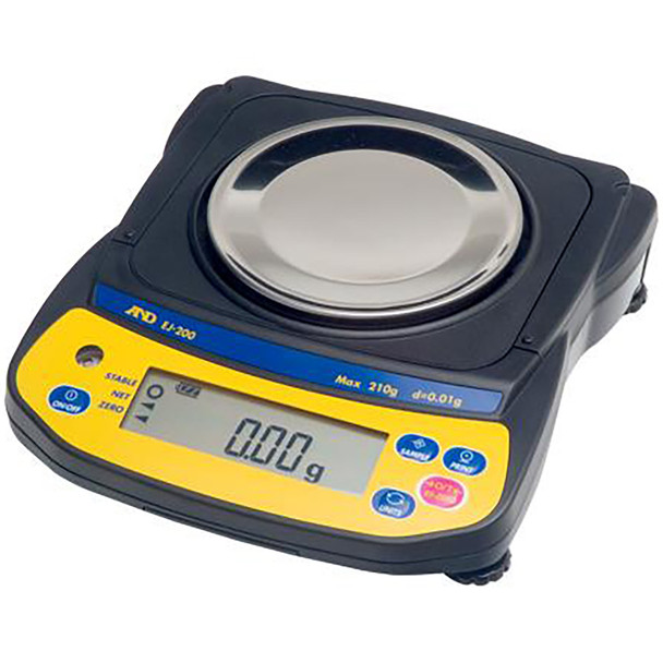 A&D, EJ-610, Newton Series Compact Precision Balance, 610 g x 0.01 g