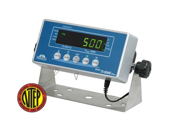 Transcell, TI-500E PLUS, Digital Indicator with Stainless Steel Swivel Stand, NTEP Transcell, TI-500E PLUS, Digital Indicator with Stainless Steel Swivel Stand, NTEP