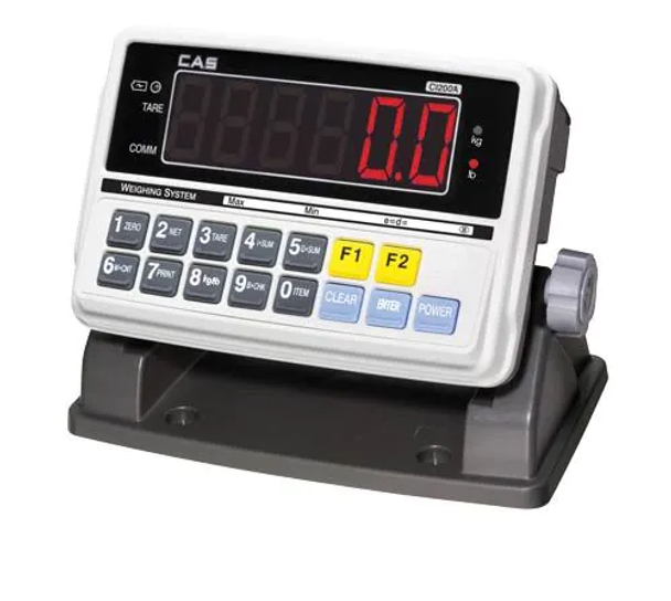 CAS, CI-200A, Weighing Indicator with Numeric Keypad and LED Display, NTEP