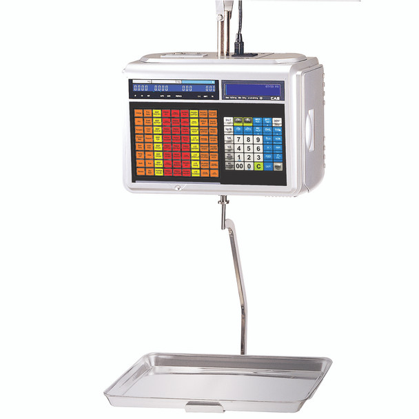 CAS CL5500H-60, Dual Capacity Hanging Label Printing Scale, 60lb x 0.02lb, NTEP