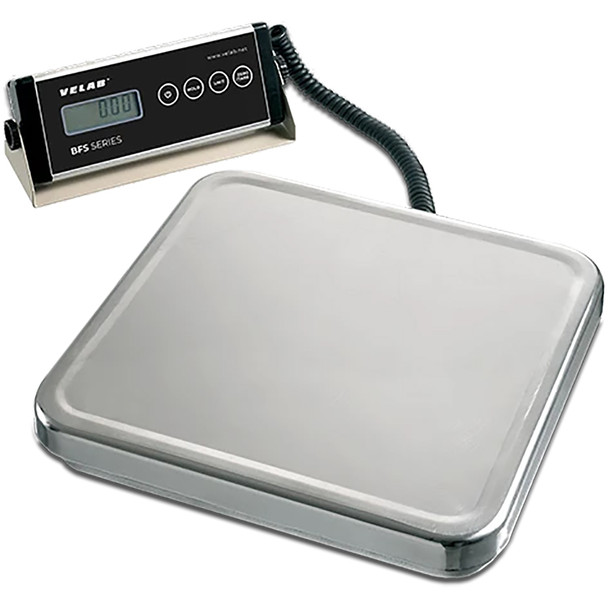Velab VE-BFS100 Bench Scale 130 lb x 0.05 lb, RS232, Stainless Steel