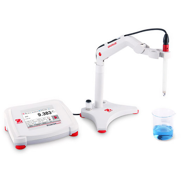 OHAUS ST5000-B Starter 5000 High Performance pH and ORP Bench Meter with Cover and 4G USB-Driver