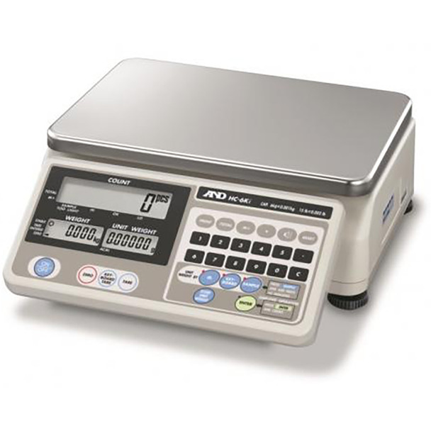A&D, HC-6Ki, HC-i Series Economy Counting Scale, 15 lb x 0.002 lb A&D, HC-6Ki, HC-i Series Economy Counting Scale, 15 lb x 0.002 lb