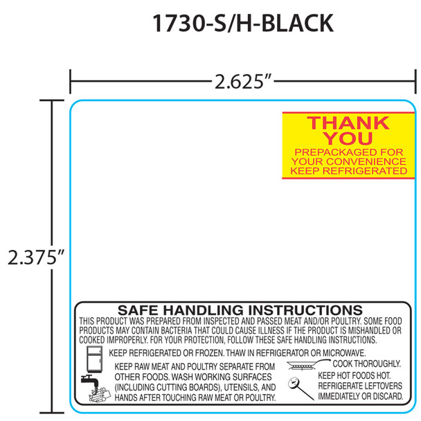 Toledo Printer Labels 1730-S/H-BLACK for 315/317/355 et 2.4, Red/Yellow/Black, 5 Rolls, 3800 Labels per Roll Toledo Printer Labels 1730-S/H-BLACK for 315/317/355 et 2.4, Red/Yellow/Black, 5 Rolls, 3800 Labels per Roll