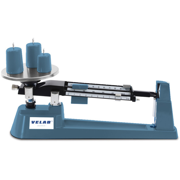 Velab VE-2610 Mechanical Triple Beam Balance 610 g x 0.1 g / 2610 g x 0.1 g with Weights