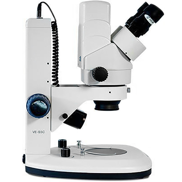 Velab VE-S5C Intermediate Binocular Stereoscope Microscope, Integrated 1.3 MP Camera, Zoom System