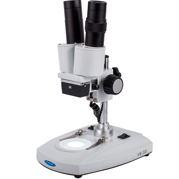 Velab VE-S0 Basic Binocular Stereoscopic Microscope, 2X Objective (20 Increases)