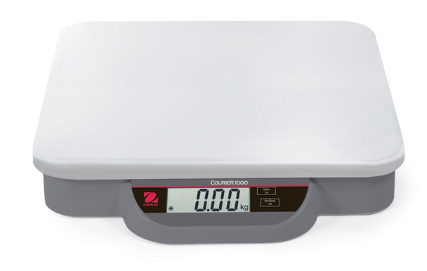 Ohaus i-C12P20 Courier 1000 Shipping Scale, 44 lb x 0.02 lb, 11 in x 12.4 in, New - Open Box