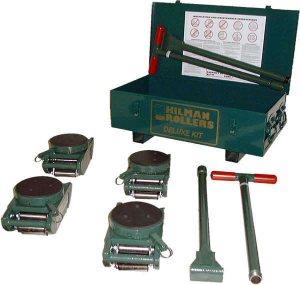 Hilman Rollers, KRS-30-SLP, Steel FT Series Deluxe Kit, 30 Ton Capacity
