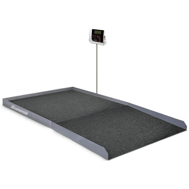 Rice Lake 150706 Summit Bariatric Single Ramp Wheelchair Scale, 1,000 lb x 0.2 lb