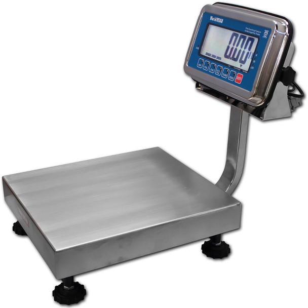 WorldWeigh C300/50 Bench Counting Scale 50 lb x 0.01 lb, NTEP, LCD, Stainless Steel Platter, Rechargeable Battery