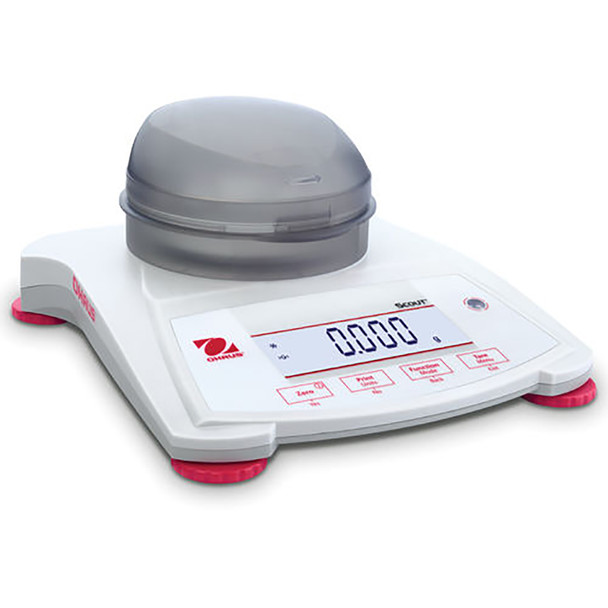 Ohaus SPX123 Electronic Analytical Balance with Draft Shield – 120 g × 0.001 g, New - Open Box