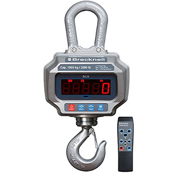 Brecknell, BCS-6000, Heavy Duty Crane Scale, 6000 lb x 2 lb