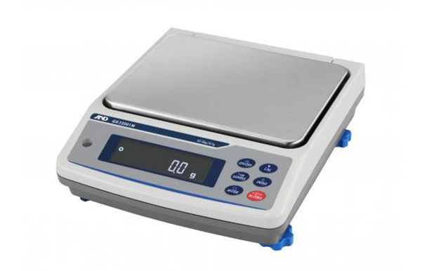 A&D Apollo GX-10202M Precision Balance Scale, 10.2kg x 0.01g, High-Capacity Laboratory Scale with Internal Calibration