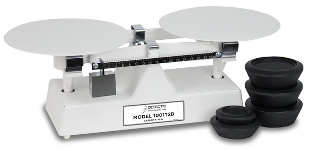 Detecto 1001T2B, Mechanical Dough Scale w/ Scoop, 16lb capacity, 32 oz x 1/2 oz