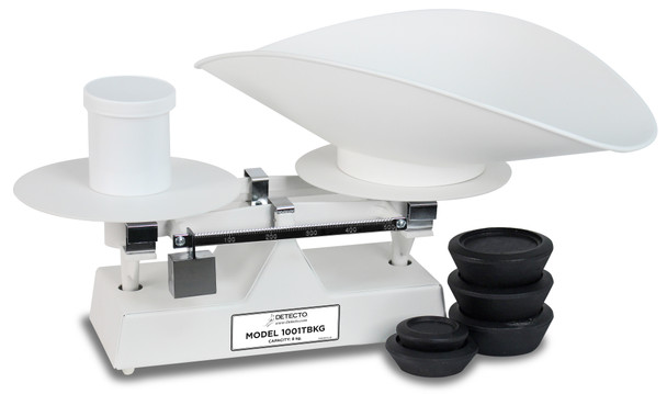 Detecto, 1001TBKG, Mechanical Dough Scale w/ Scoop, 8 kg capacity, 500 g x 5 g