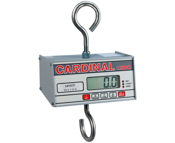 Cardinal, HSDC-200, Electronic Hanging Scale, 200 lb x 0.1 lb, NTEP