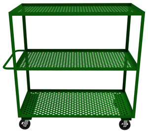 Durham GC306036MR83T, Multi-Level Garden Cart, 30.25" x 66.25" x 63"