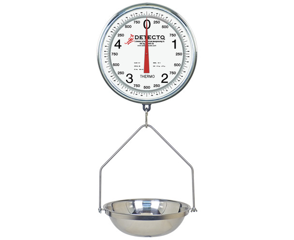 Detecto, T3530KG, Dual Dial Hanging Scale, 15 kg x 25 g, NTEP