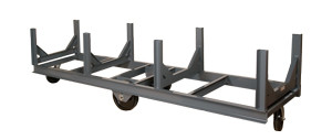 Durham BCT-2896-10K-95, Bar Cradle Truck, 28.5" x 96" x 30.25"