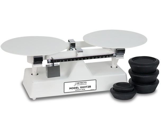 Detecto 1001T2BNS, Mechanical Baker Dough Scale, 16 lb capacity, 32 oz x 1/2 oz