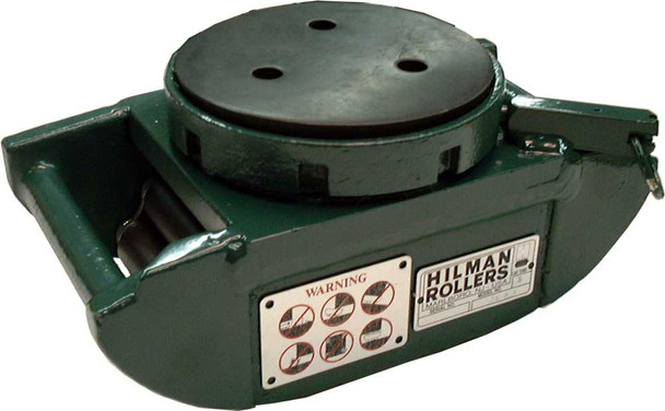 Hilman Rollers, 3.75-SLP, Swivel Locking Smooth Top Heavy-Duty Machine Mover, 3.75 Ton Capacity