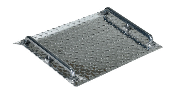 Vestil AMD-3618 Mini Dock Plate, Aluminum, 700-lb. Capacity, 18" Length x 36" Width x 1/8" Thick