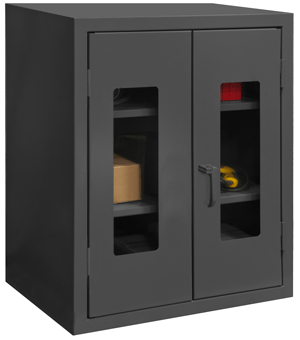 Durham HDCC243642-2S95, 2 Shelf Table Top Cabinet with Lexan Doors, 36"x24"x42"