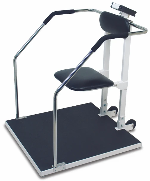 Cardinal Scales 6868-AC Bariatric Scale, Digital, 1000 lb x .2 lb / 450kg x .1 kg, 32" x 34" Platform, Seat, W/ AC Adaptor
