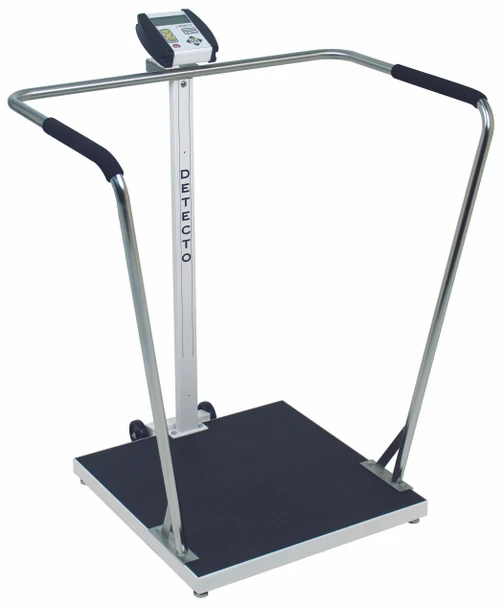 Cardinal Scales 6856-C Bariatric Scale, Digital, 1000 lb x .2 lb / 450kg x .1 kg, 24" x 24" Platform, BT / WiFi