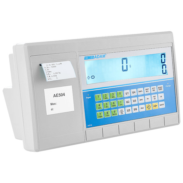 Adam Equipment, AE 504, Weighing Indicator with Built-In Printer & RS-232