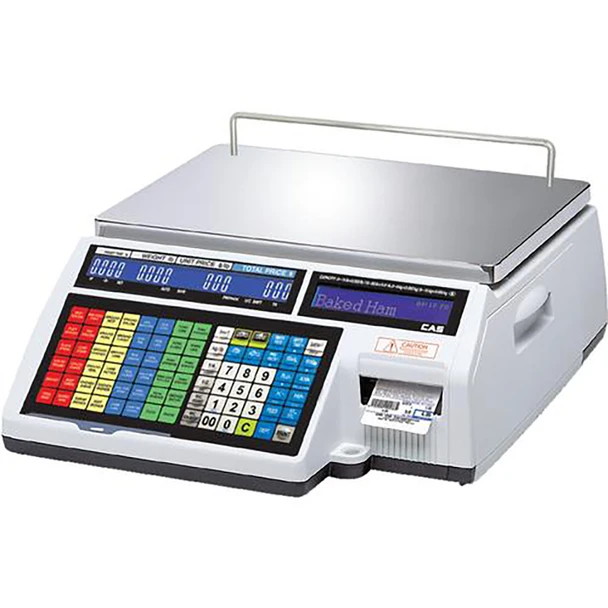 CAS CL5500B-30, Dual Capacity Label Printing Scale, 0-15 lb x 0.005 lb/ 15-30 lb x 0.01 lb, NTEP