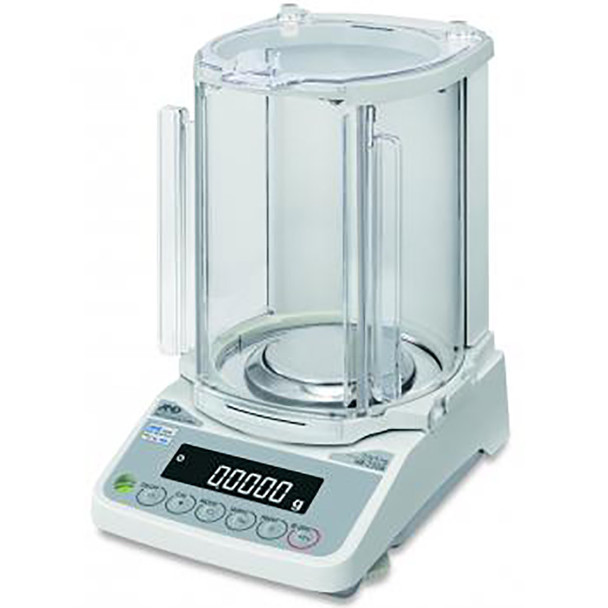 A&D, HR-100A, Compact Analytical Balance, 102 g x 0.1 mg, External Calibration