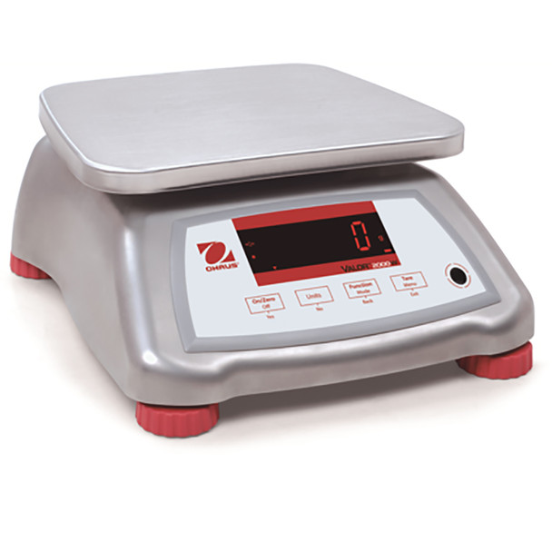 OHAUS Valor 4000 V41XWE1501T Washdown Food Scale, 3 lb x 0.0005 lb, NTEP Approved