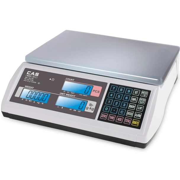 CAS EC2-60, EC-2 Series Dual Channel Counting Scale, 60 lb x 0.002 lb