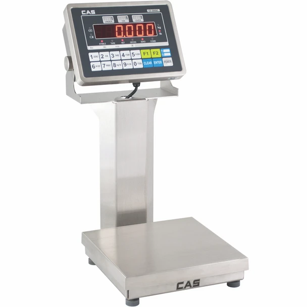 CAS GP-12050SC, Checkweigher Scale w/ IP67 LED Display, 50 lb x 0.01 lb, NTEP